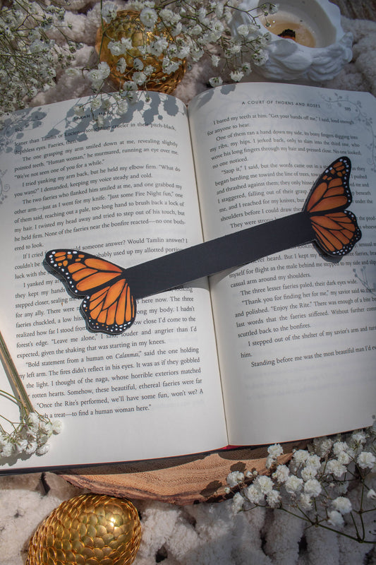 3D Monarch Butterfly Wings Bookmark