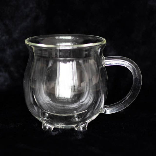 Clear Glass Cauldron Mug