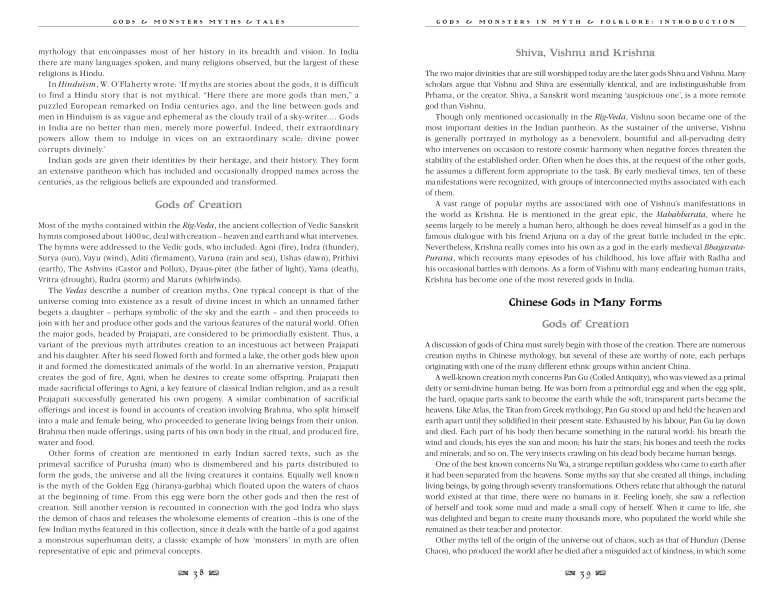 Gods & Monsters Myths & Tales (Gothic Fantasy)