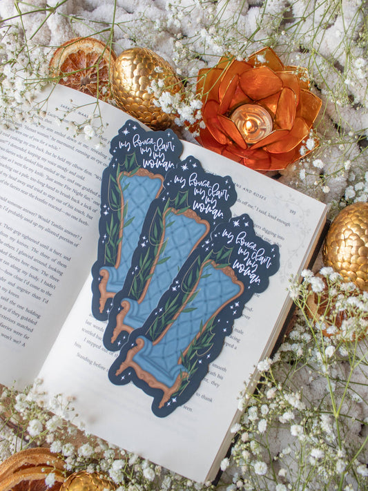 Fourth Wing Xaden's Throne Bookmark