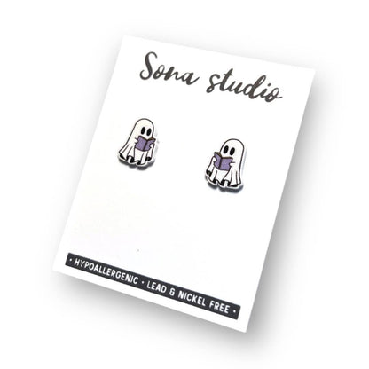 Reading Ghost Earrings