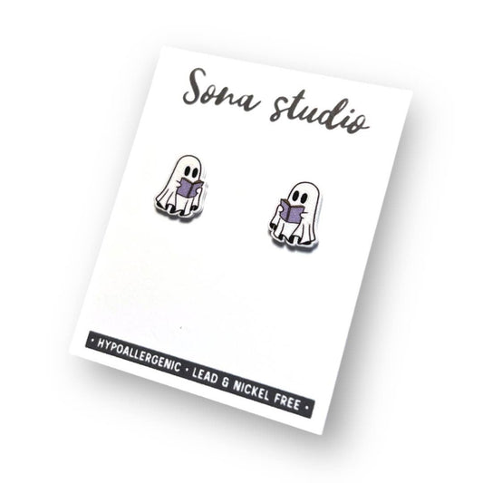 Reading Ghost Earrings