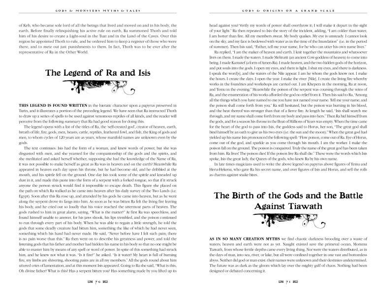 Gods & Monsters Myths & Tales (Gothic Fantasy)