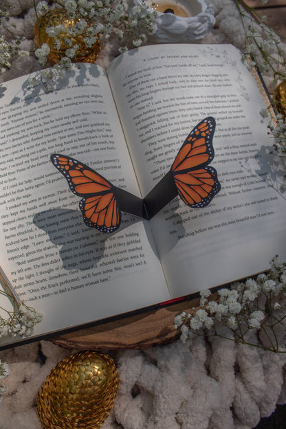 3D Monarch Butterfly Wings Bookmark