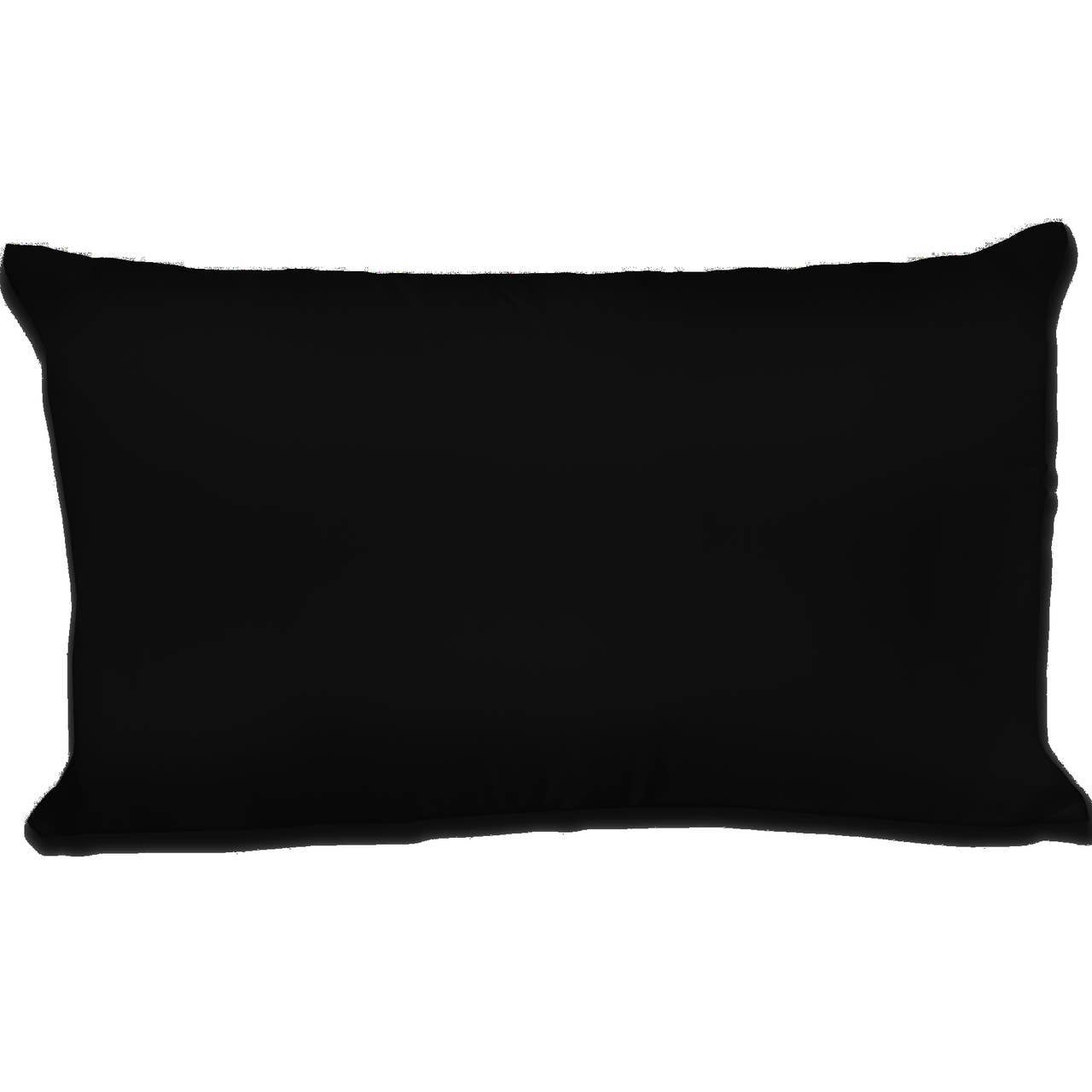100% Satin Queen Size Pillowcase - Black