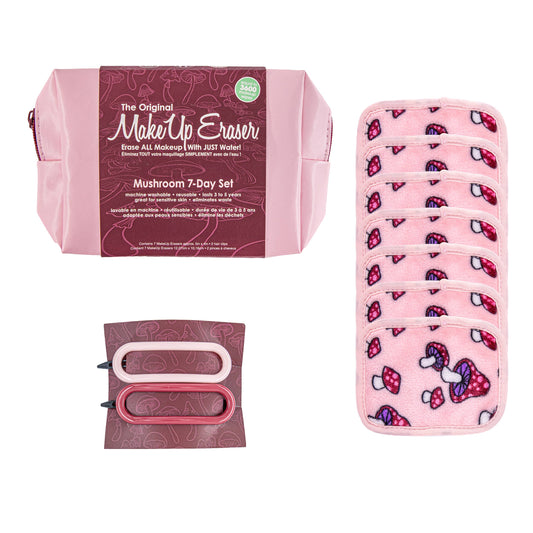 Mushroom 7-Day Makeup Eraser Set