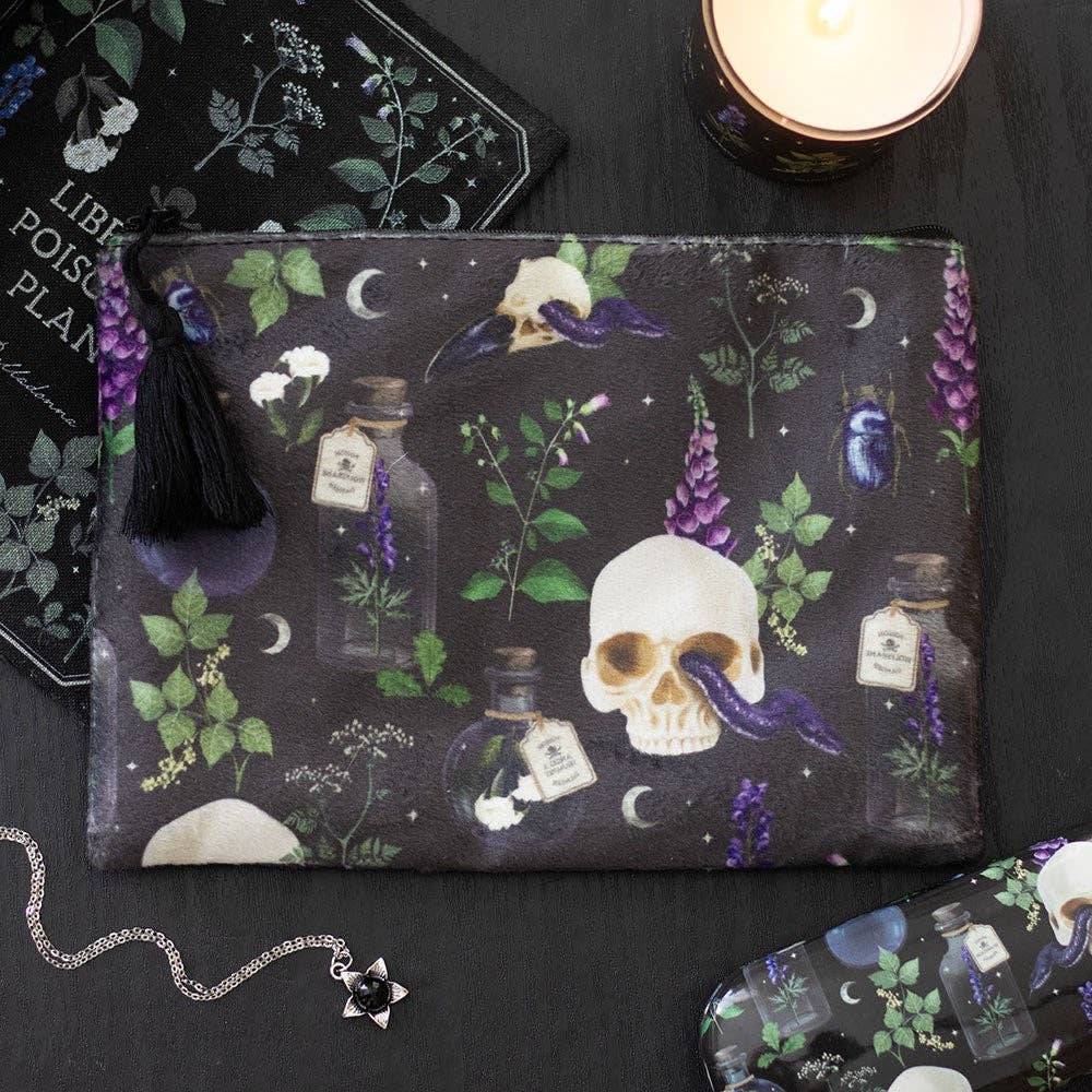 Venom & Vines Gothic Makeup Bag