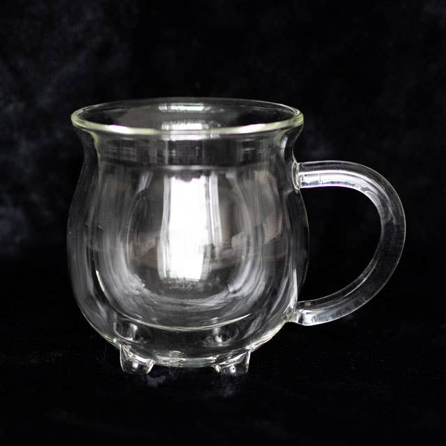 Clear Glass Cauldron Mug