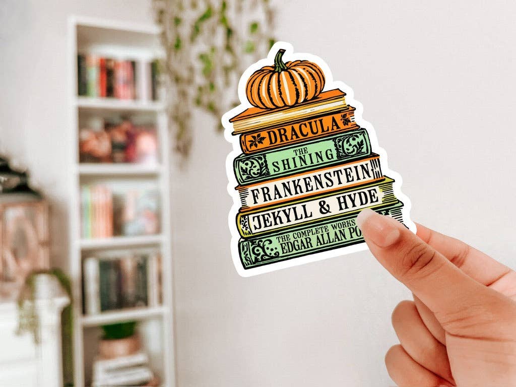 Spooky Books Sticker