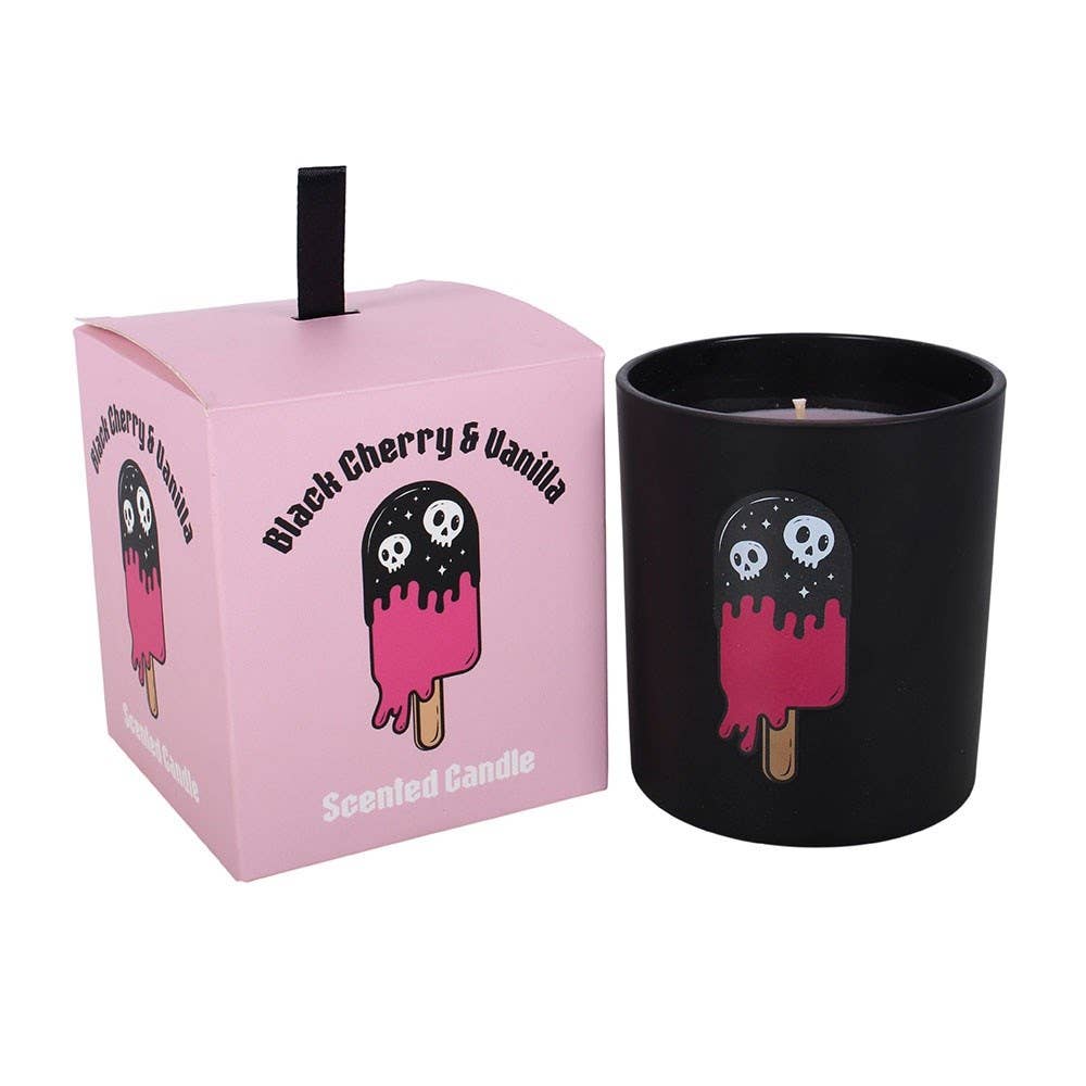 Gothic Black Cherry & Vanilla Scented Candle