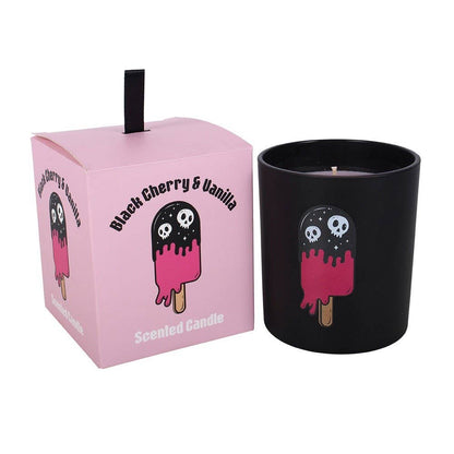 Gothic Black Cherry & Vanilla Scented Candle