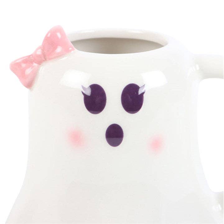 Mrs Boo Ghost Mug with Bow