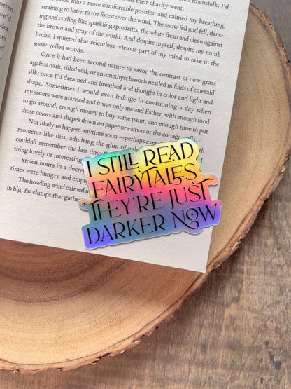 Darker Fairytales Bookish Reader Sticker