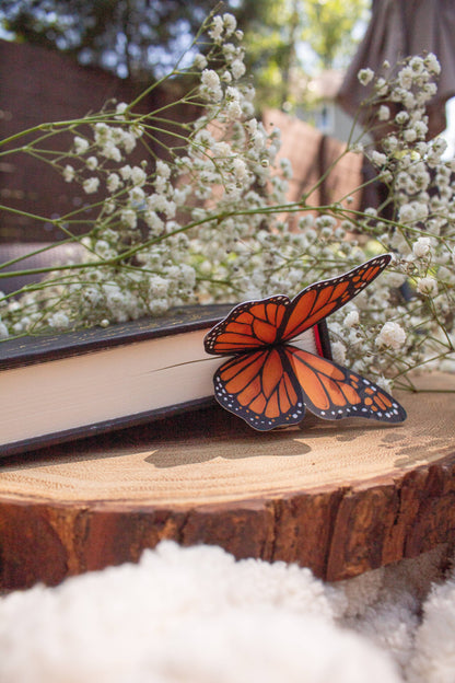 3D Monarch Butterfly Wings Bookmark