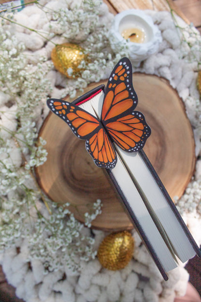 3D Monarch Butterfly Wings Bookmark