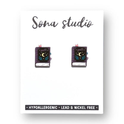 Spell Book Earrings