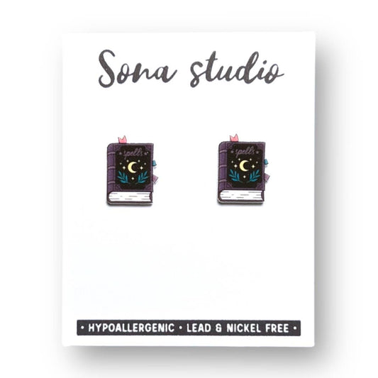 Spell Book Earrings