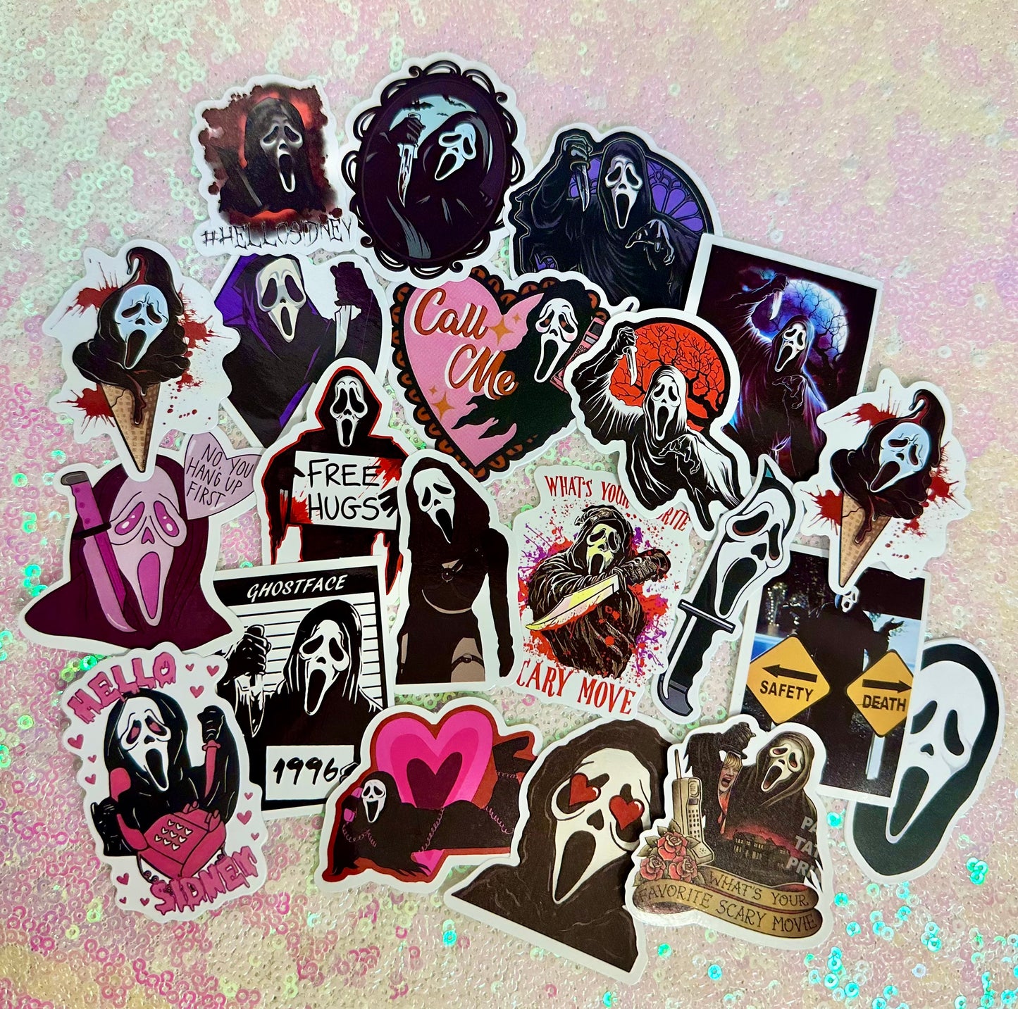 Ghost face/Scream sticker pack