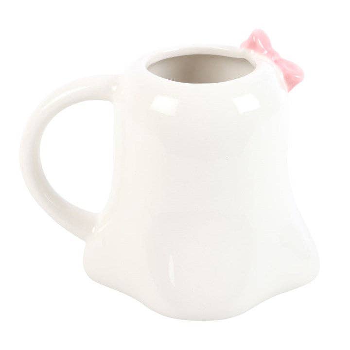 Mrs Boo Ghost Mug with Bow