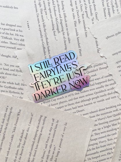 Darker Fairytales Bookish Reader Sticker