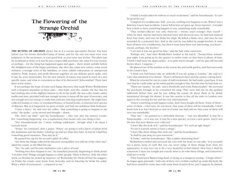 H.G. Wells Short Stories (Gothic Fantasy)