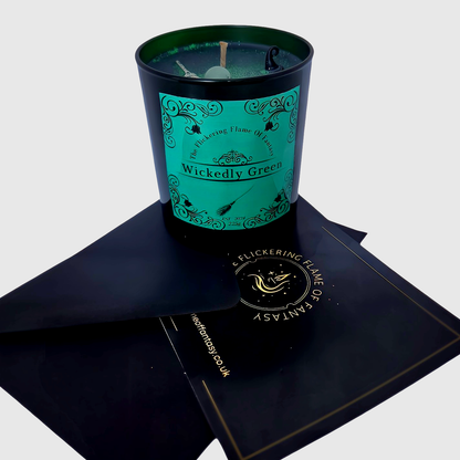 Wickedly Green Enchanted Witch  Candle