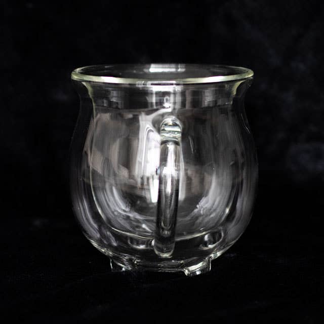 Clear Glass Cauldron Mug