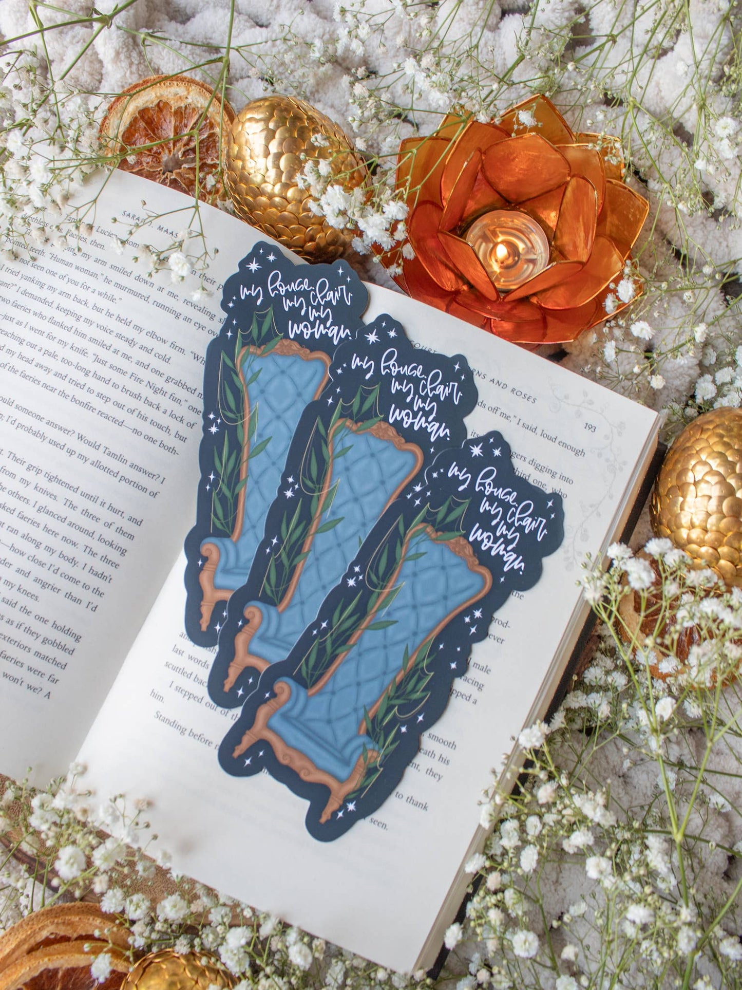 Fourth Wing Xaden's Throne Bookmark