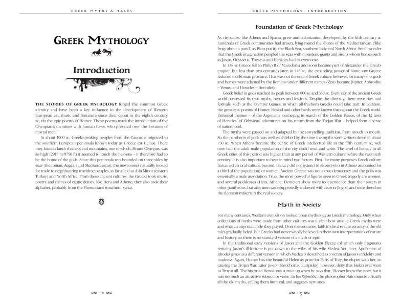 Greek Myths & Tales (Gothic Fantasy)