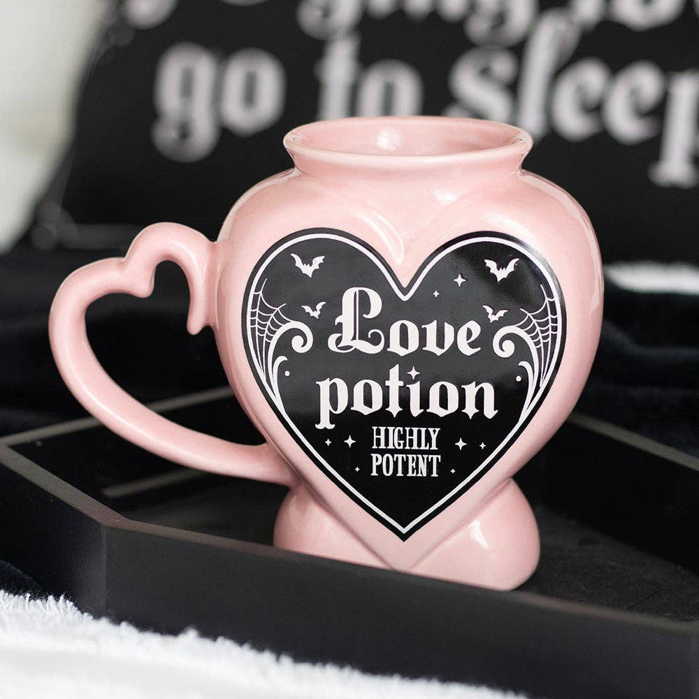 Love Potion Heart Shaped Mug
