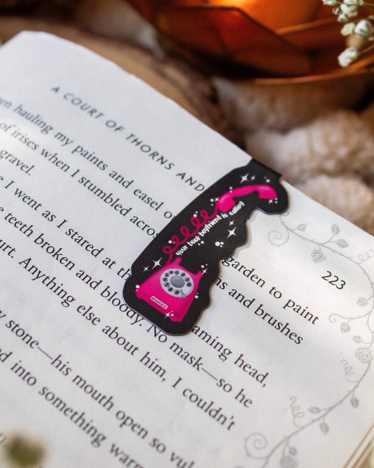 Your Book Boyfriend is Calling MINI Magnetic Bookmark